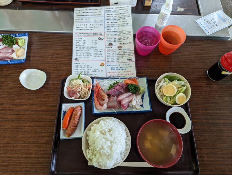 能登島みず刺身定食