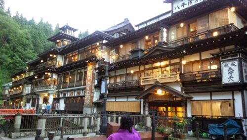 銀山温泉中心部