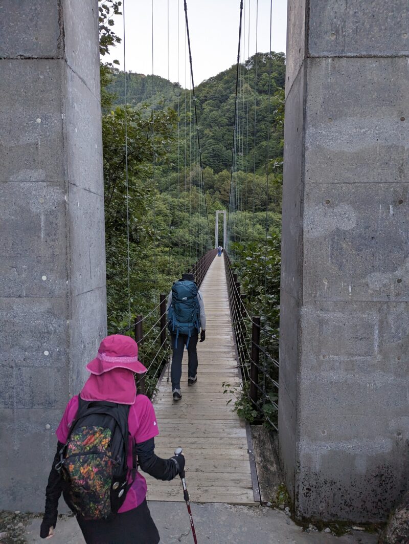 別当出合吊り橋