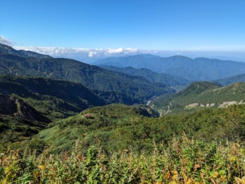 白山登り景色①