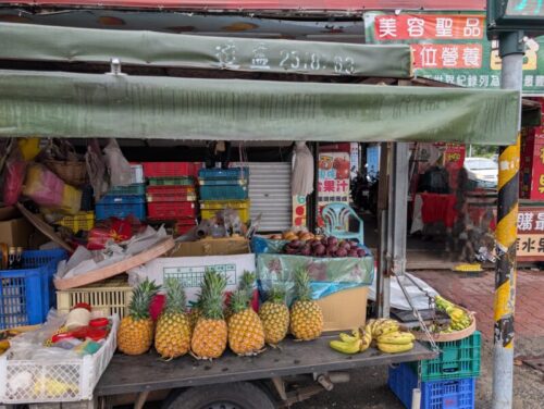 フルーツ移動販売屋台