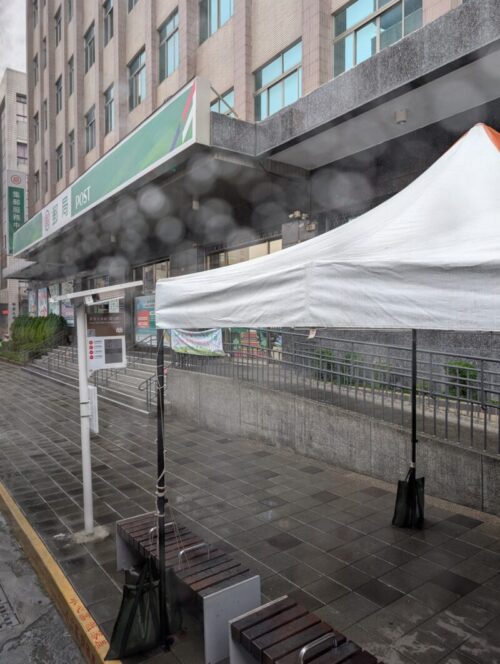 台南駅の旗山行バス停